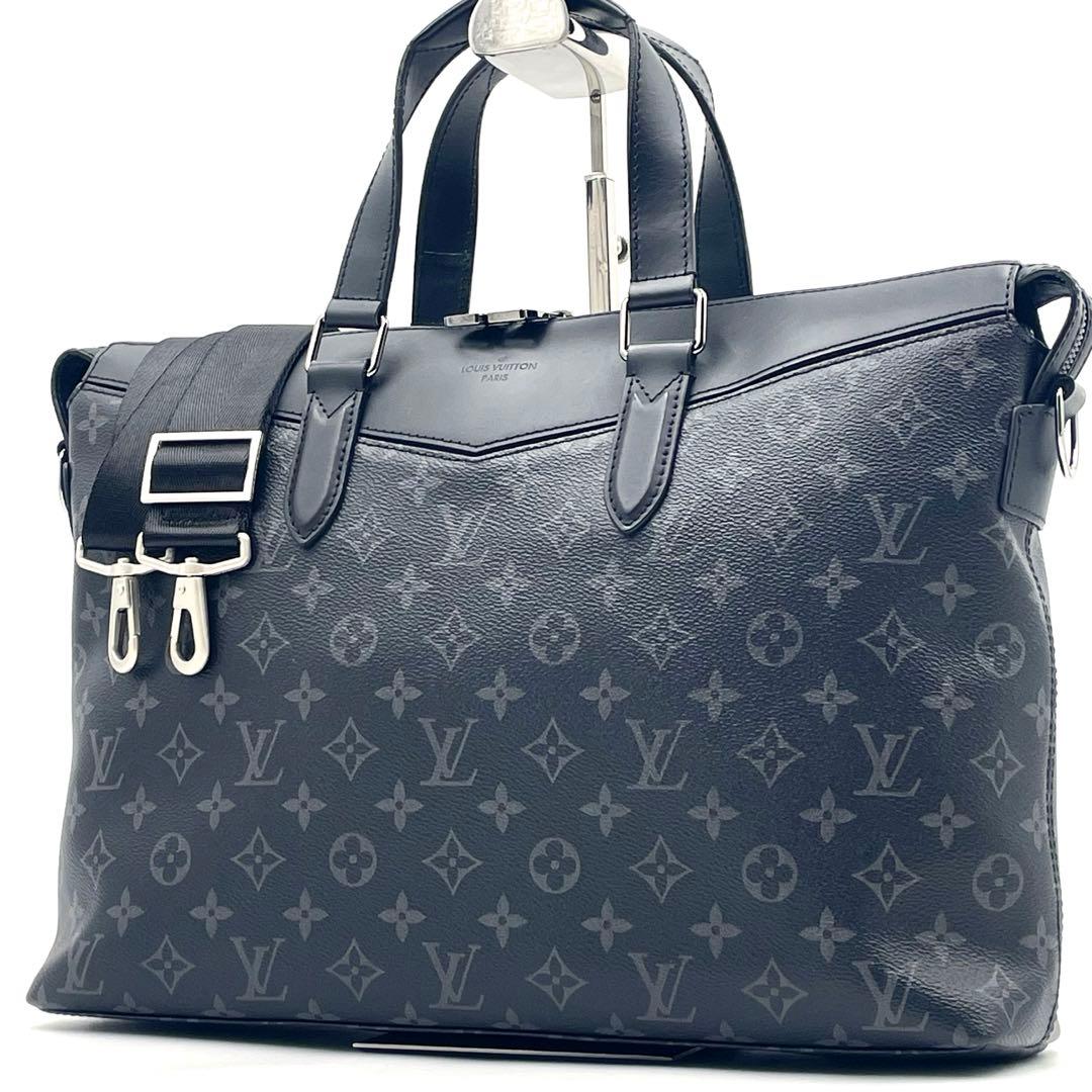 【美品】ルイヴィトン モノグラムエクリプス エクスプローラー 2way ブリーフ