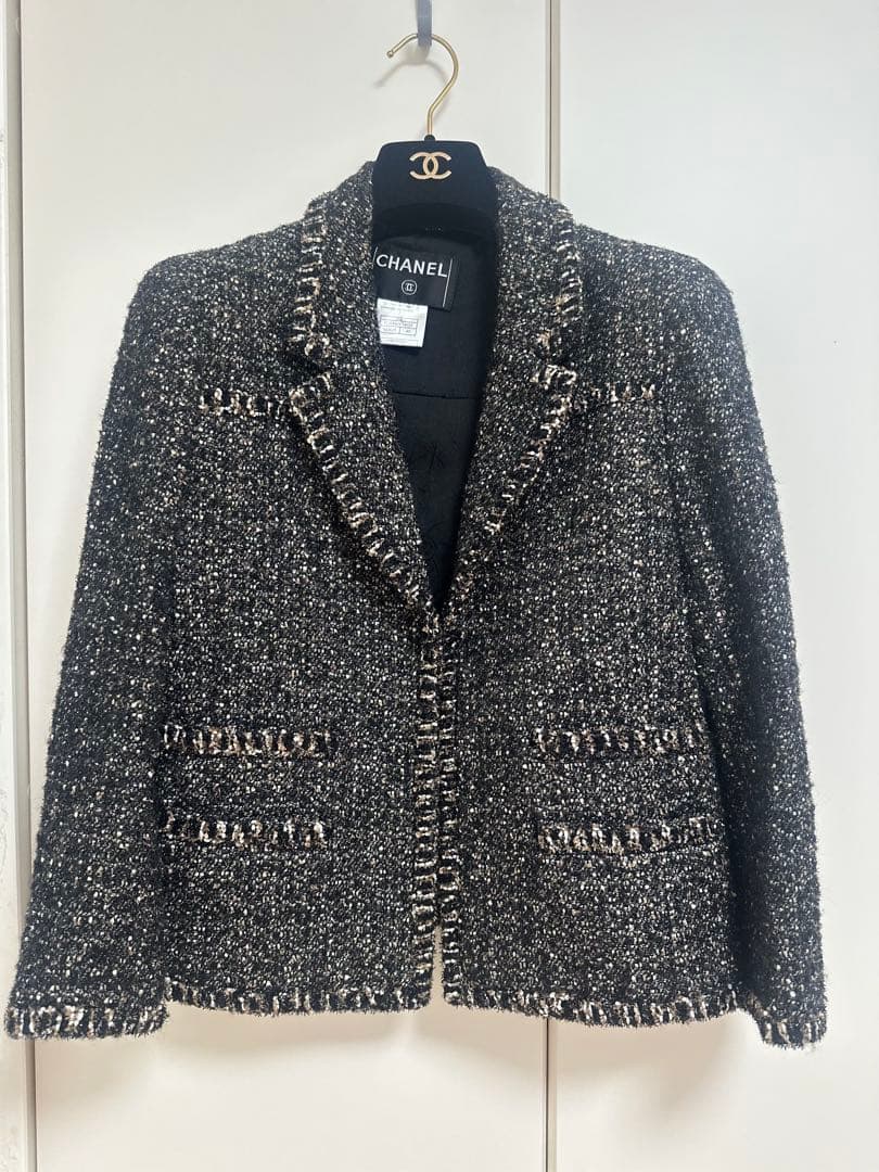 CHANEL シャネル　テーラード　ツイード40