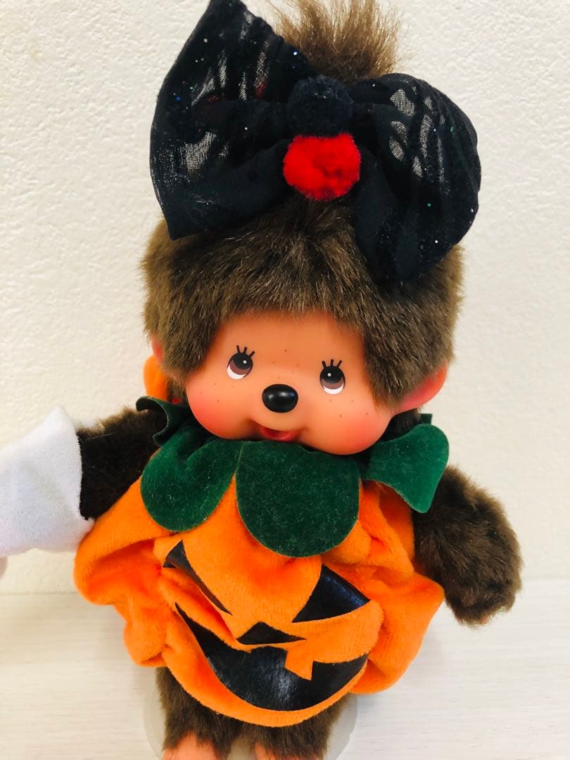 ハロウィンモンチッチ 女の子かぼちゃコスチューム　お化けパペット　Sサイズ