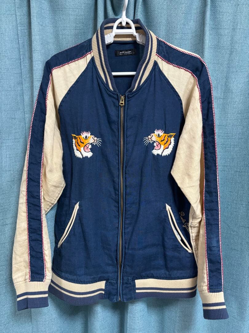 ルードギャラリー　リネン虎スカジャン　サイズXL