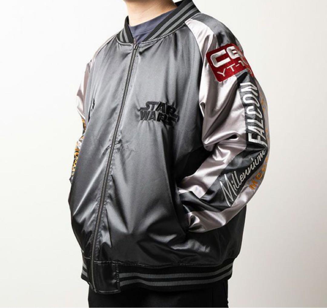 未使用スターウォーズ スカジャン L ミレニアムファルコン刺繍 ジャケット送料込