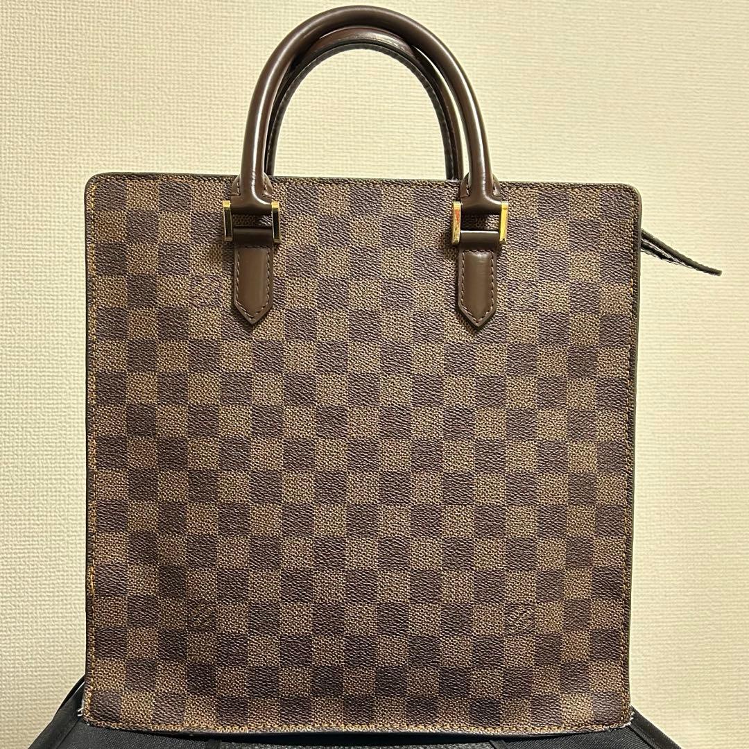 美品 ルイヴィトン ダミエ ヴェニスPM スクエア型 ハンドバッグ トートバッグ