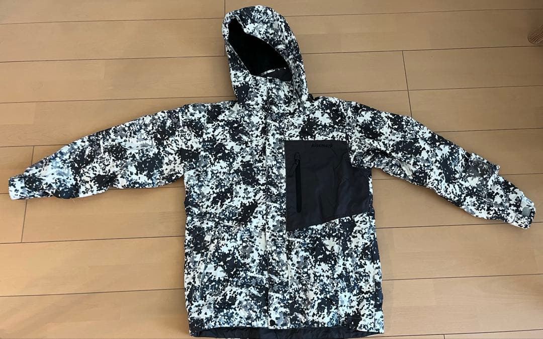 kissmark キスマーク　スノボウエア上下、ゴーグルセット迷彩柄　L kissmark k-freeride スノーボードウェア上下セット キスマーク 迷彩柄