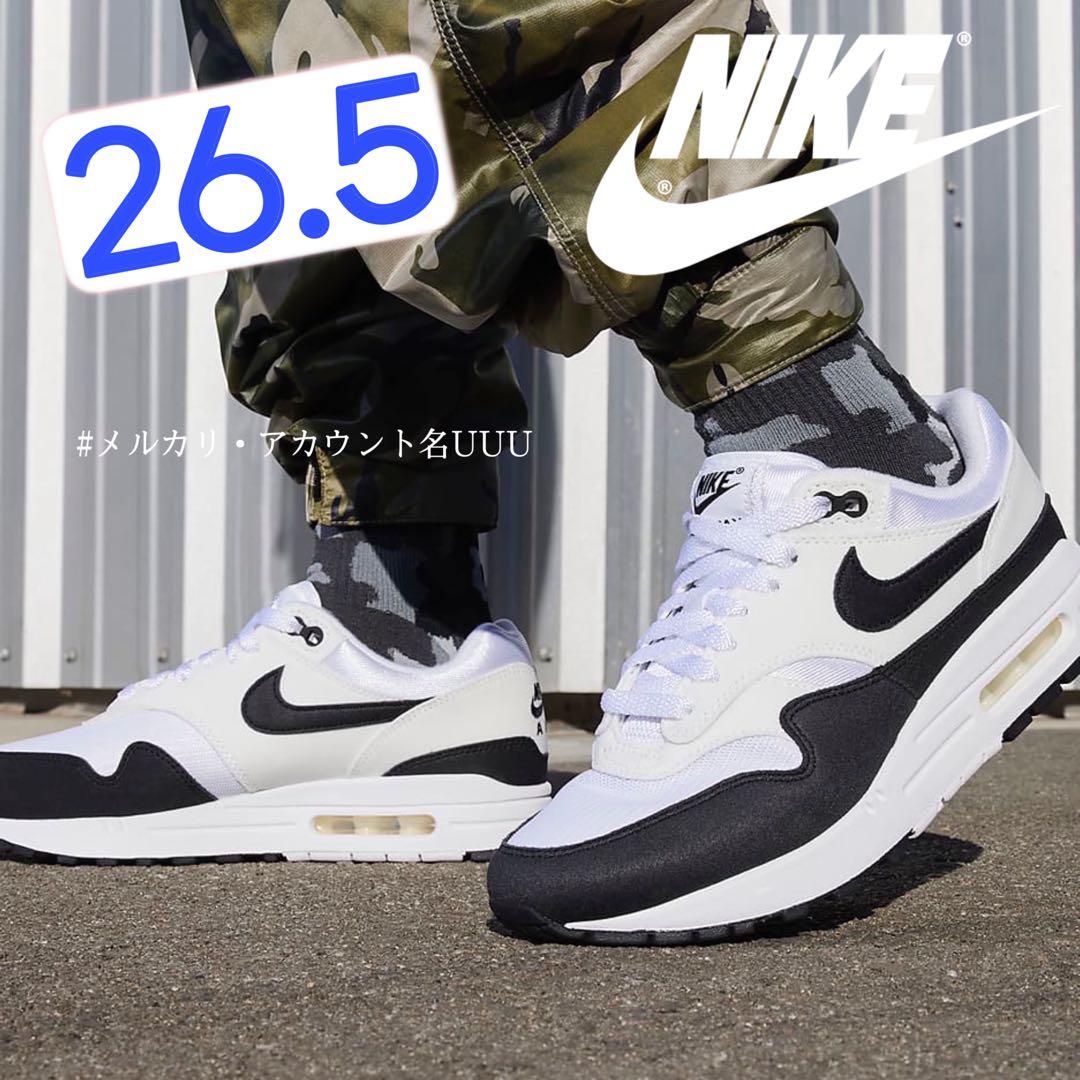 【新品26.5cm】NIKE｜W エアマックス１｜ホワイト/ブラック \