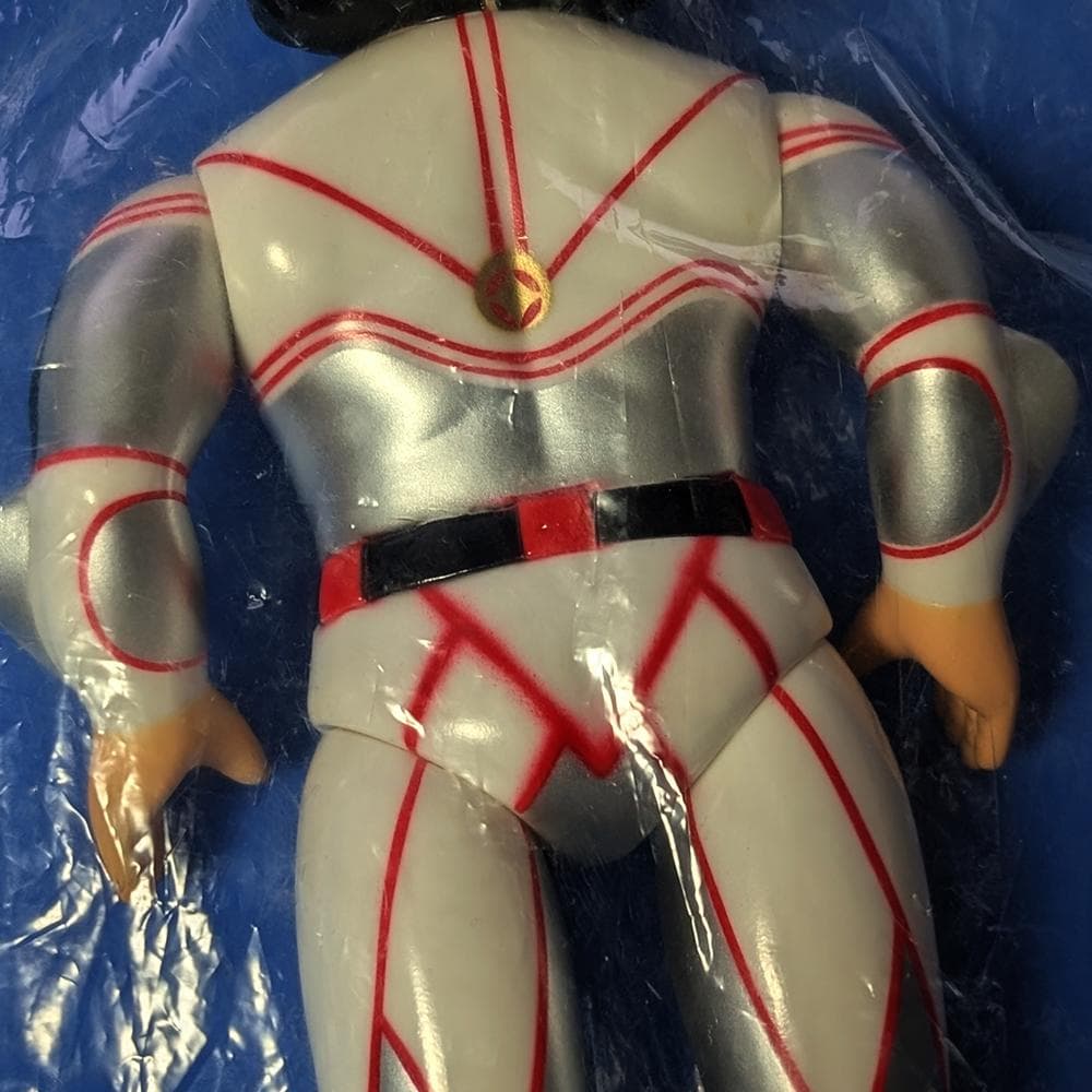 匿名配送】SFS 獣神サンダー・ライガー（白版） ソフビ メディコム