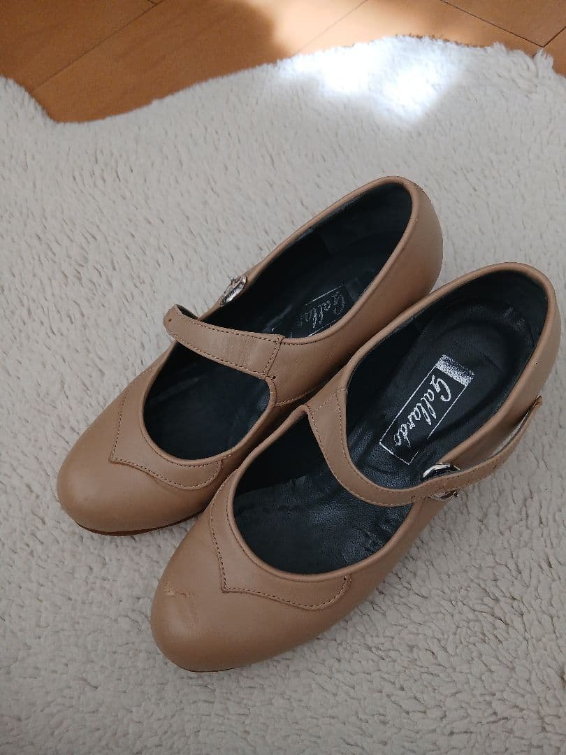 フラメンコシューズ 　ガジャルド５　ベージュ