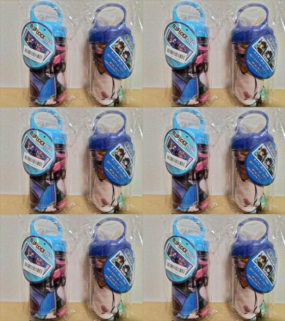 ２種１２枚セット★ブルーロック ひんやりタオル 専用ボトル付き