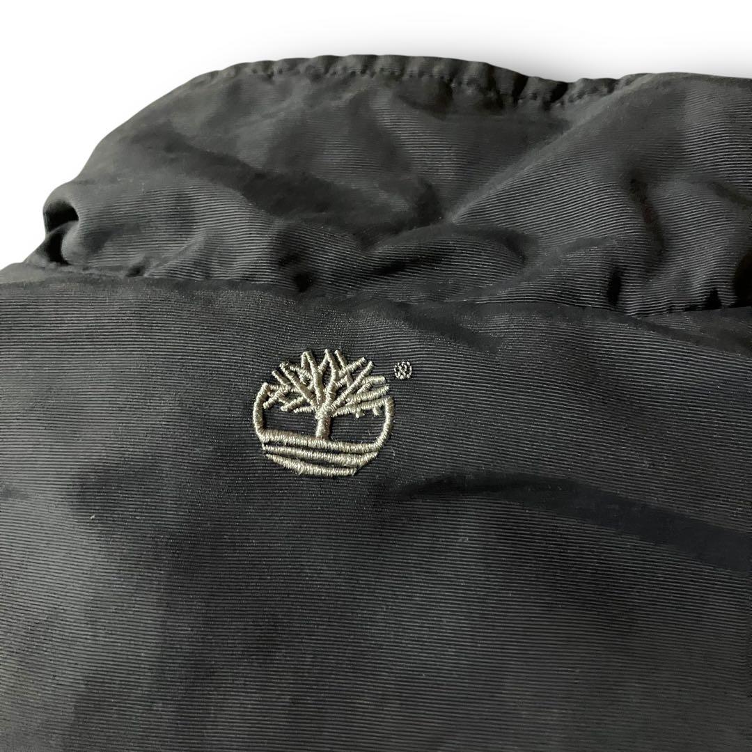 はる様☆Timberlandウォームアップジャケット短丈ナイロンドローコード刺繍