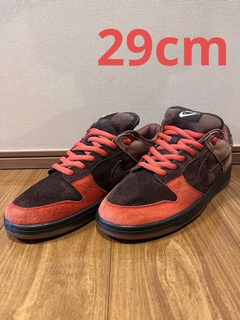 NIKE DUNK SB PRO SBつま赤 バイソン ダンクロー 超希少サイズ