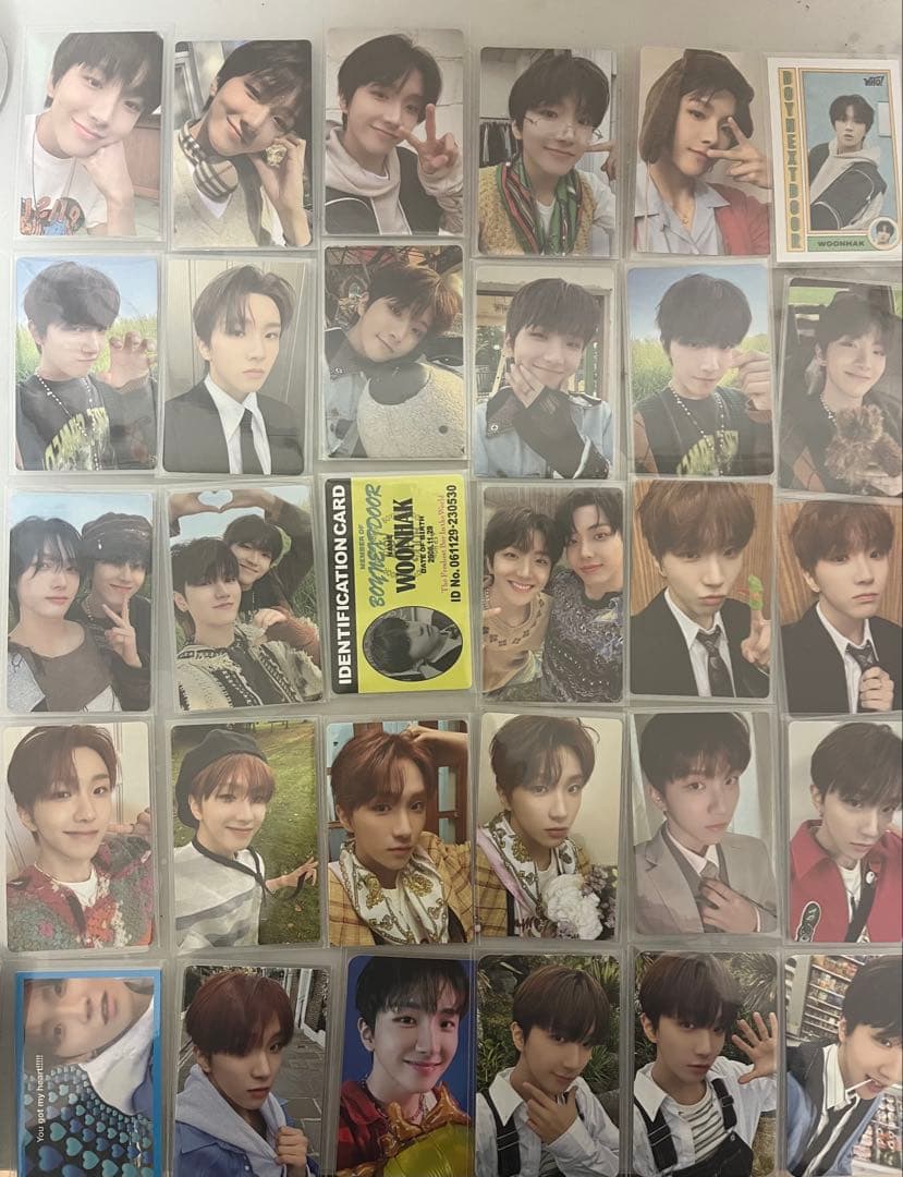 boynextdoor ウナク　トレカ　65枚　封入　まとめ売り