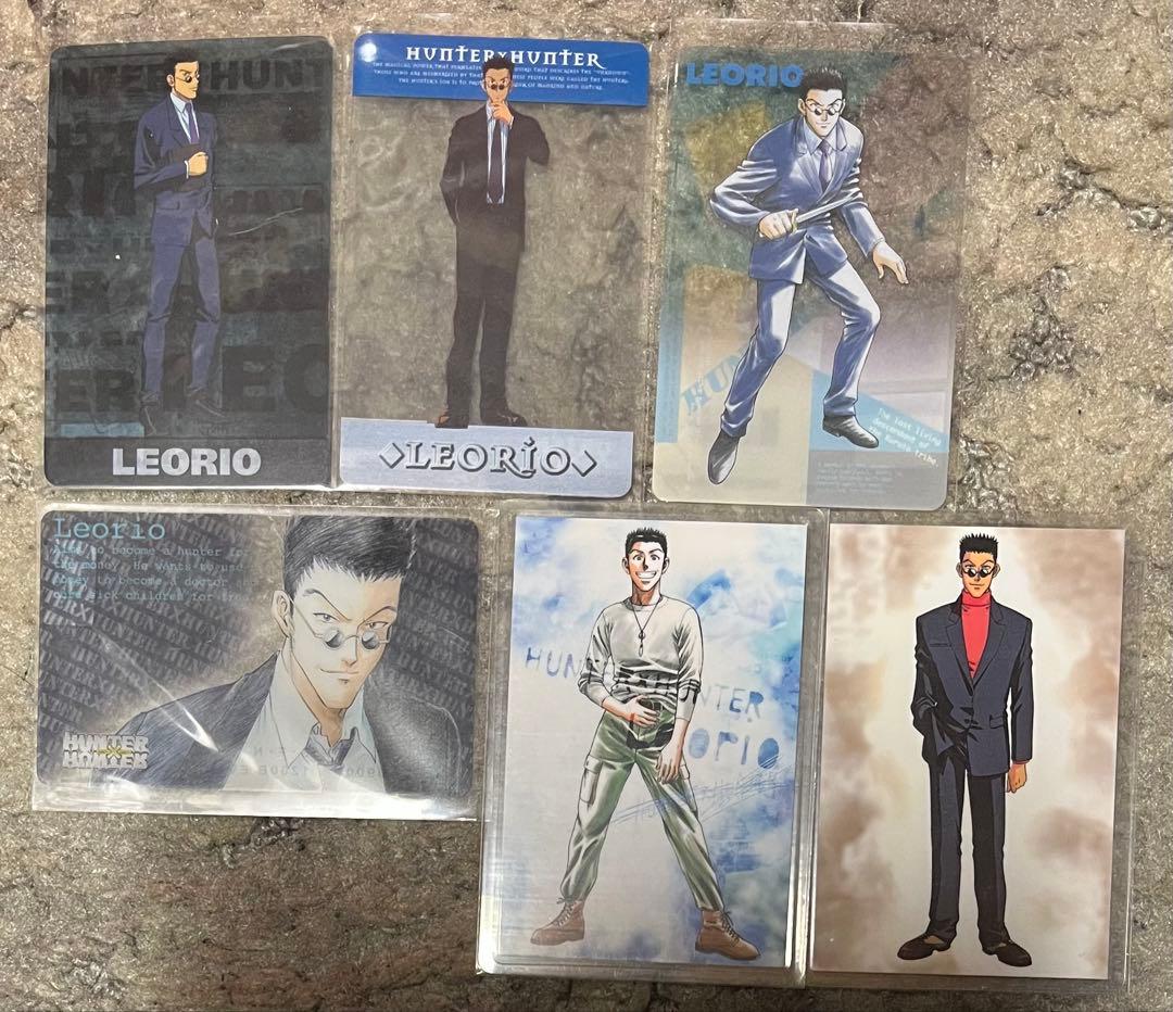 超お買い得‼️初期‼️HUNTER×HUNTER ラミネートカード レオリオ 6枚‼️ 当時物 希少 初期 HUNTER×HUNTER ブロマイドカード 【レオリオ
