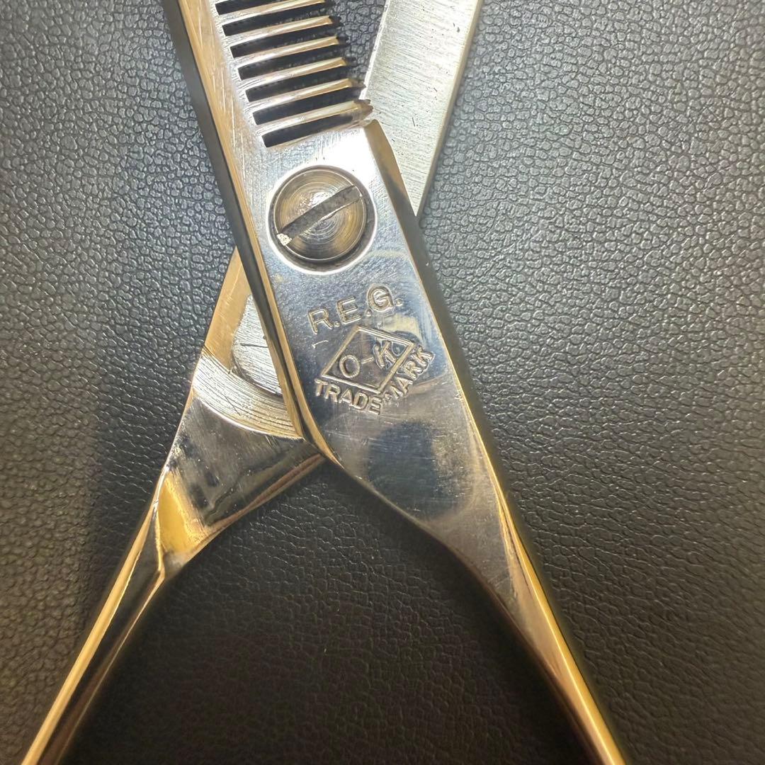 OK スキバサミ35目All stainless セニングシザー　ハサミ