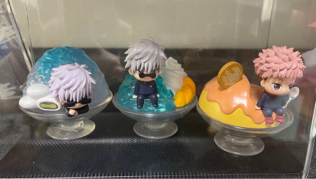 呪術廻戦　パフェのるあそーと　五条悟　虎杖悠仁　フィギュア　マスコット 呪術廻戦 ぷにとっぷ♡ パフェのるあそーと | ナムコパークス