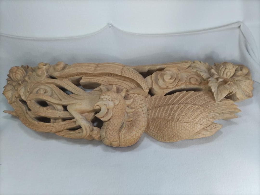 ★☆特注予約品！【鳳凰】幅90ｃｍ 社寺仏閣、山車、だんぢり、唐破風彫刻
