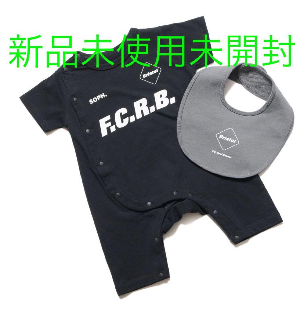FCRB for Kids BABY SET BLACK ロンパース 黒 bb