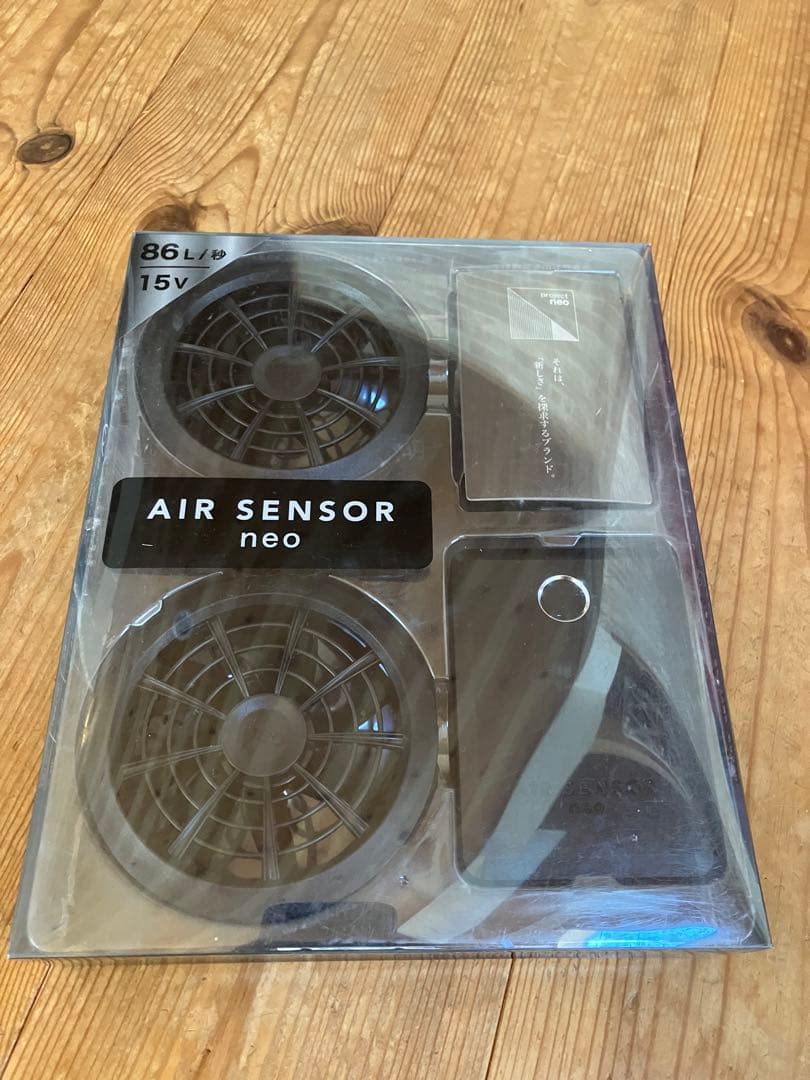 【新品】エアセンサー ネオ KS-100 ファンバッテリーフルセット クロダルマ