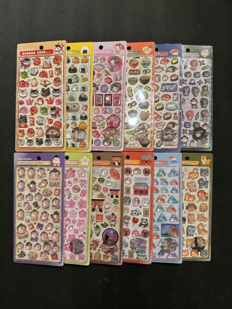 【正規品】ボンボンドロップシール　和柄　コンプリートセット 正規品】ボンボンドロップシール 和柄 コンプリートセット - メルカリ