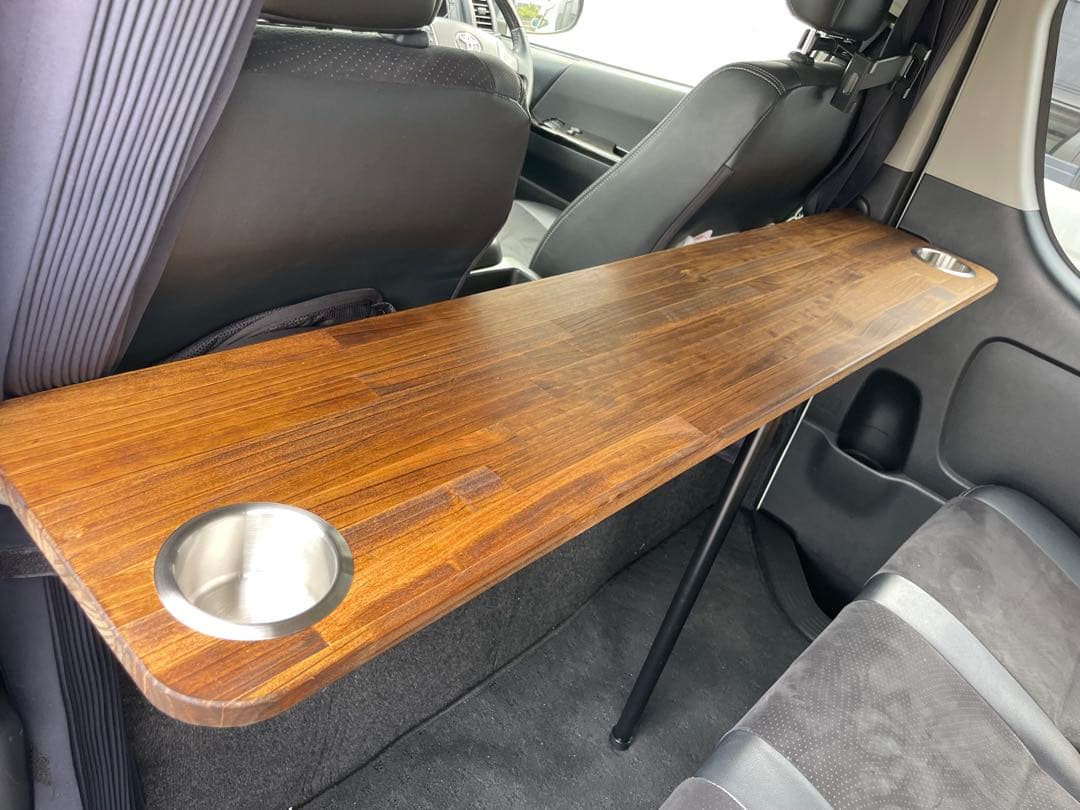 在庫有り！ハイエース後席用テーブル lot56車中泊