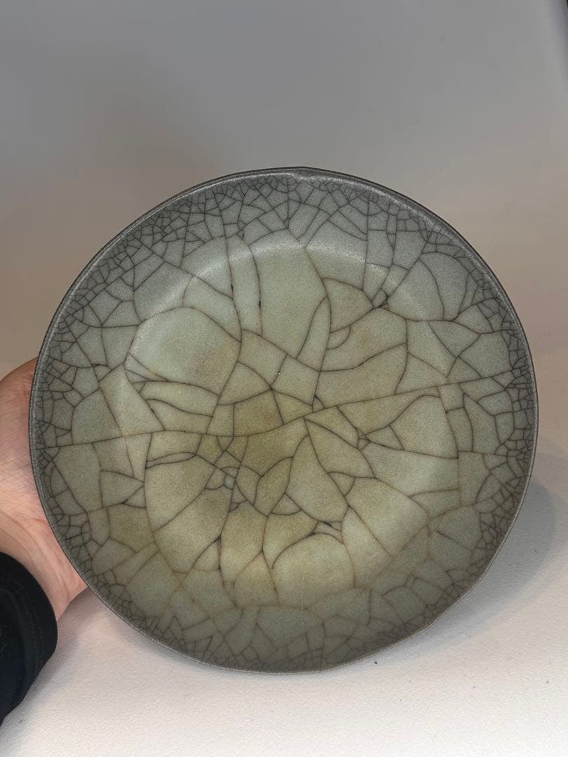 Qucollect專用宋代　哥窯　青瓷　盤　開片　古陶磁　青瓷皿　骨董 哥窯 かよう | 鶴田 純久の章 お話