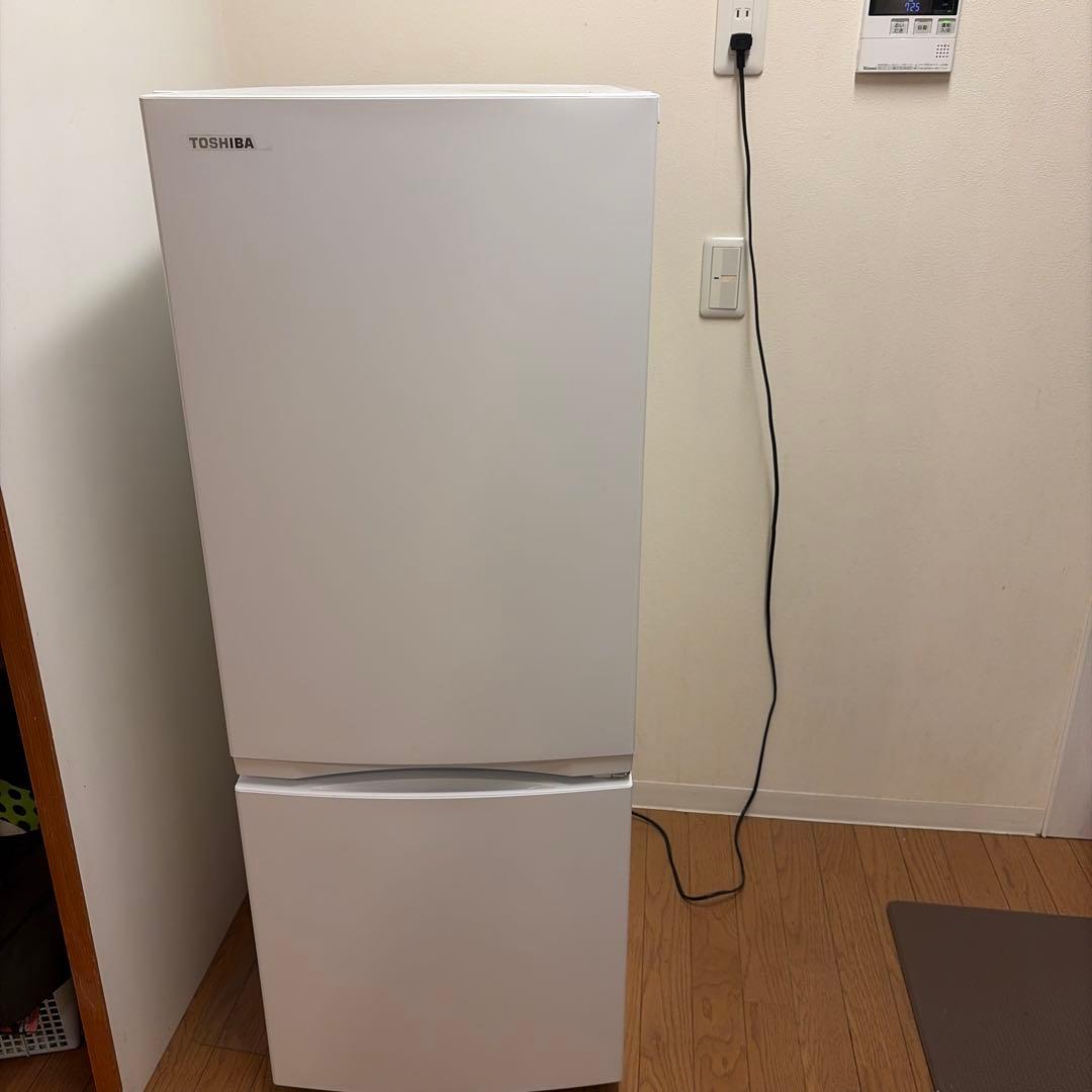 TOSHIBA 冷蔵庫 GR-U15BS 2023年式【たのメル便対応設置無料】