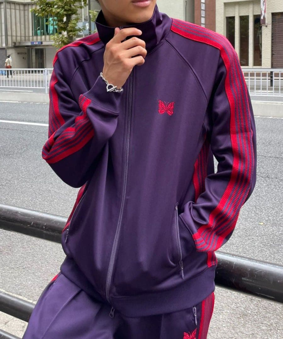 Needles 22AW トラックジャケット セットアップ パープル