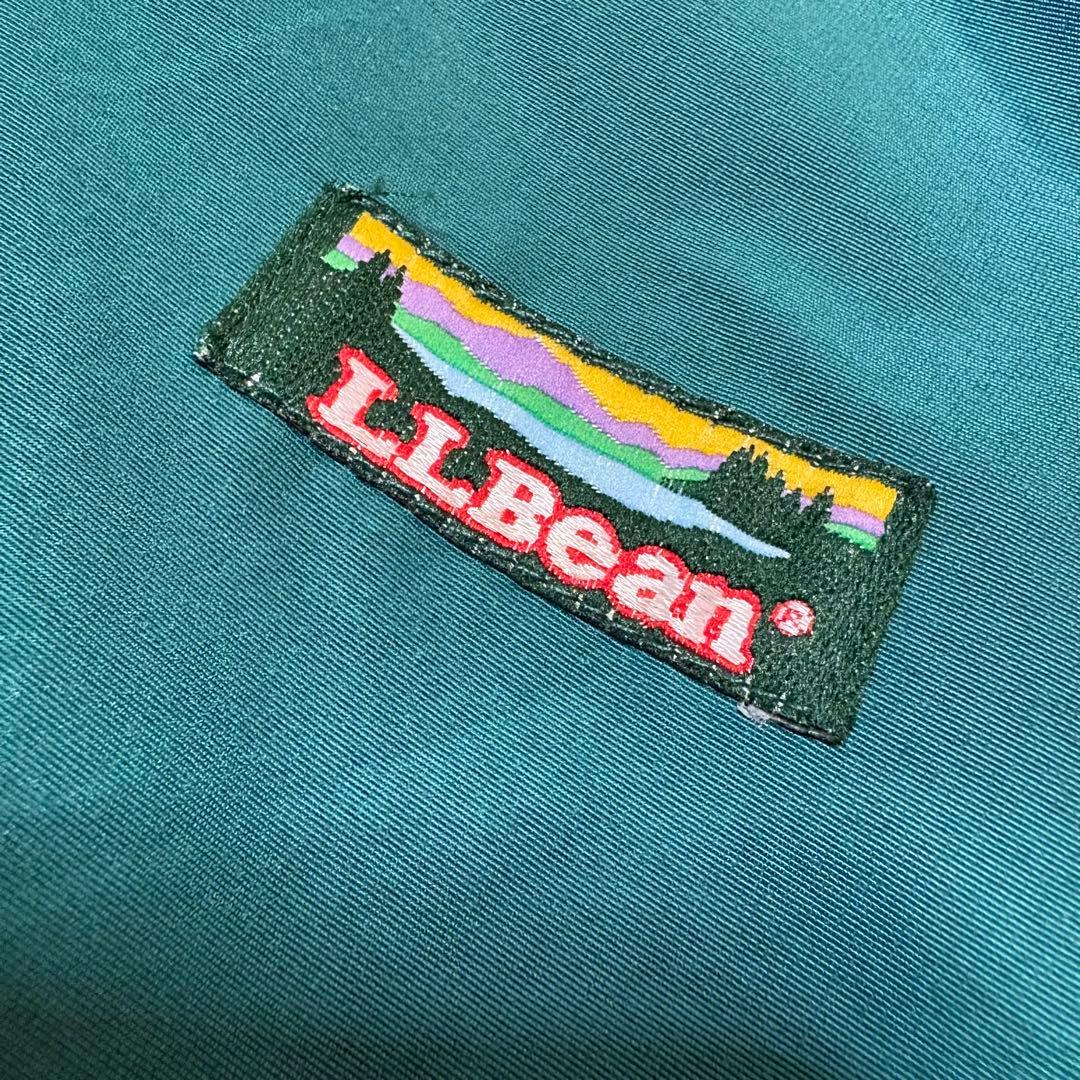 【極美品/USA製】90s L.L.Bean ウォームアップジャケット 緑 M