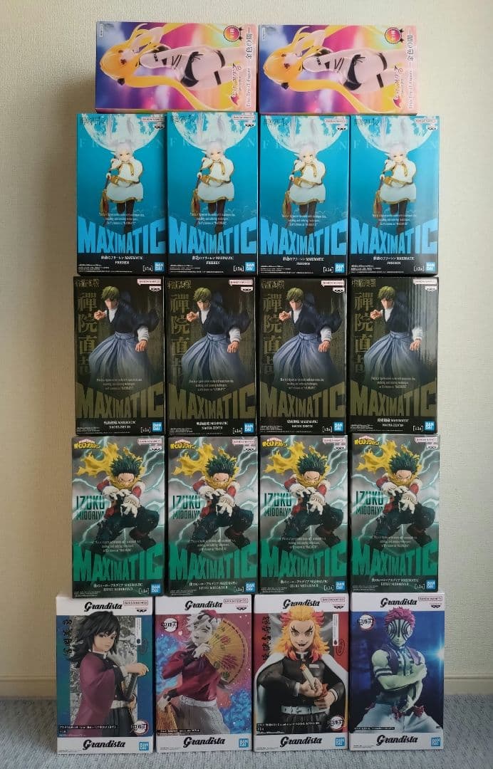 人気アニメフィギュア 鬼滅の刃 ヒロアカ 呪術廻戦 フリーレン ToLOVEる プライズ フィギュア フリーレン ヒロアカ 呪術廻戦 鬼滅の刃 まとめ