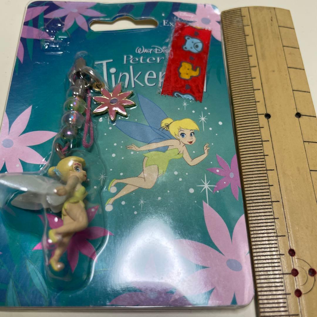 ティンカー・ベル ストラップ フラワーデザイン　2005年頃　希少　コレクター向 ティンカー・ベル ストラップ フラワーデザイン 2005年頃 希少