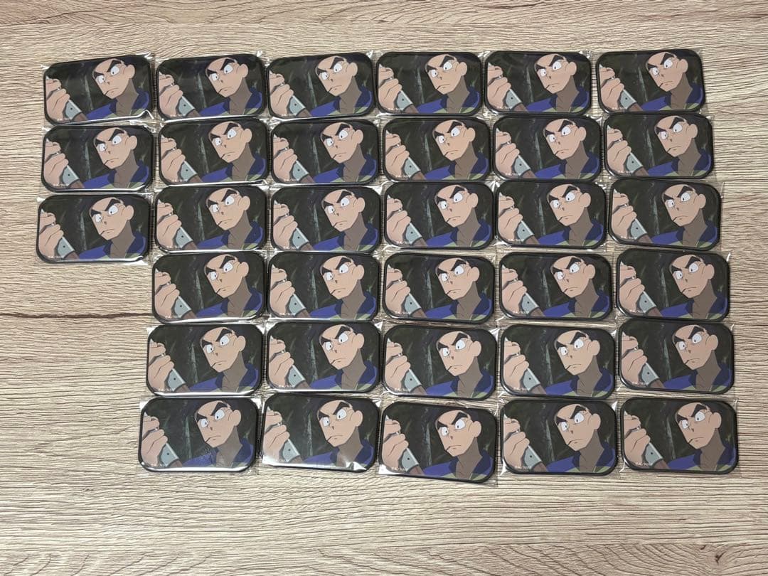 忍たま乱太郎 キャラバッジコレクションB スクエア缶バッジ 潮江文次郎