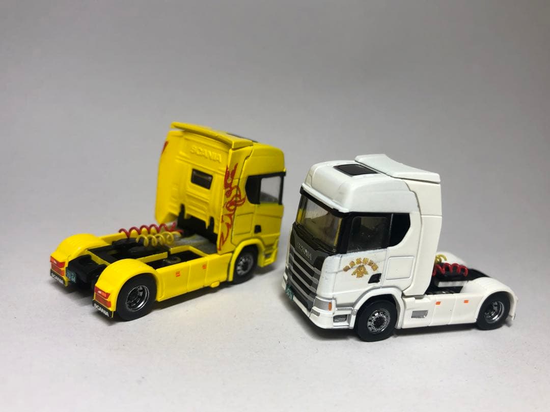 スカニア輪島屋鮮冷&スカニアR620コストコ冷凍背高40ftコンテナセット