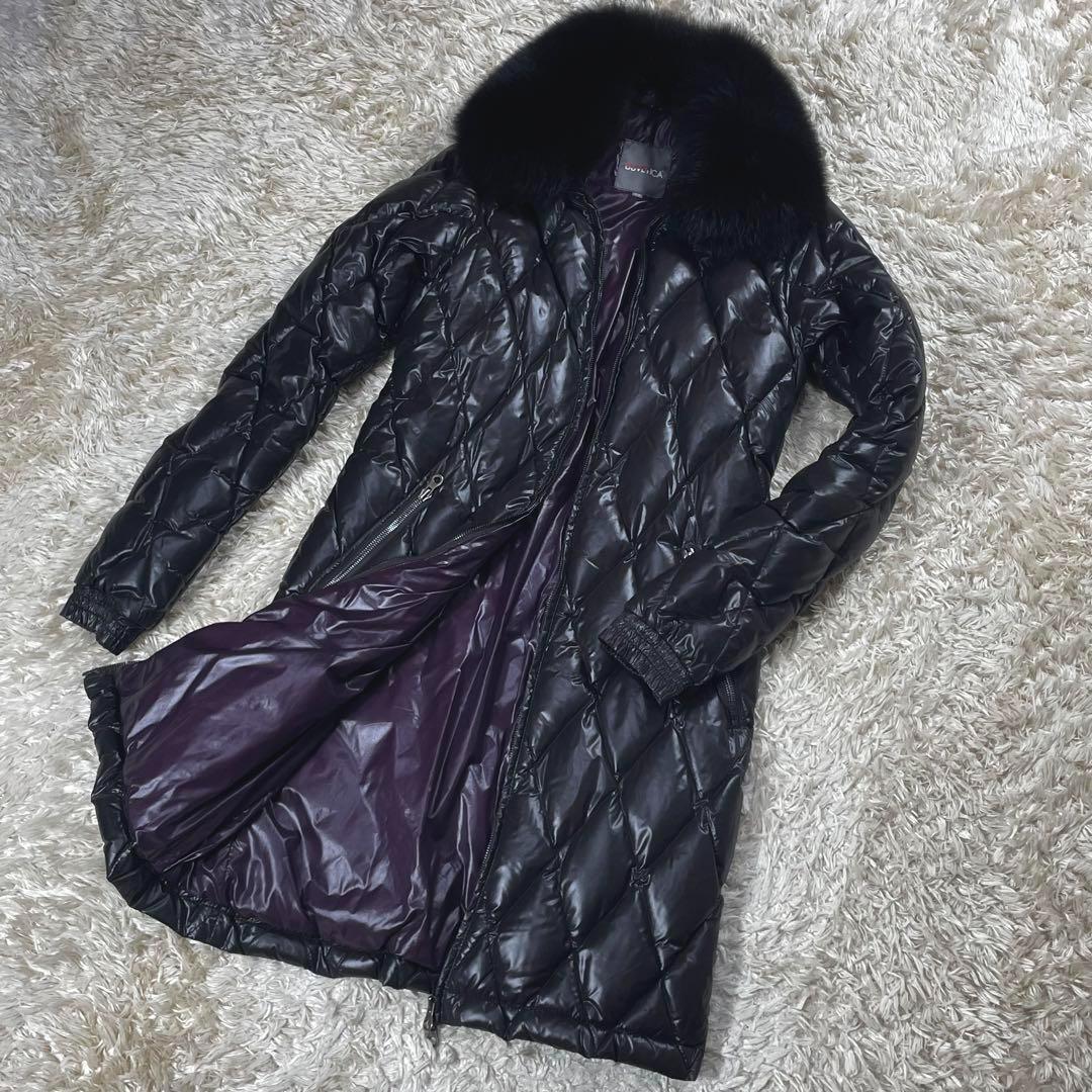 ✨美品デュベティカDriope ダウンコート　フォックス　ダイヤキルティング42
