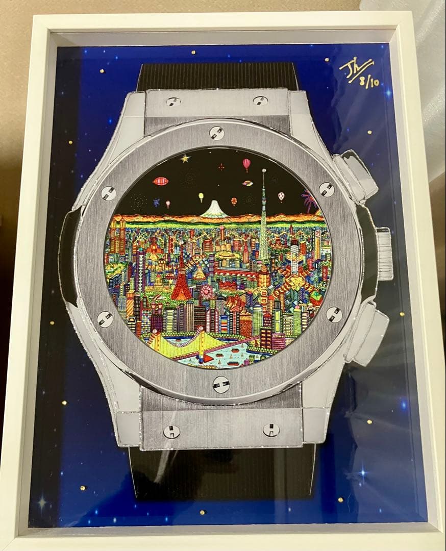 ヨハンペラトーネル　3D作品 Watch Tokyo プレキシアートオブジェ美品 ヨハンペラトーネル 3D作品 Watch Tokyo プレキシアートオブジェ美品