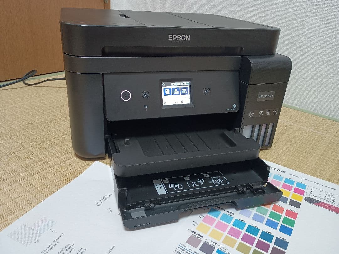 [112]【動作良好・2800枚】エプソン　エコタンクEW-M670FT