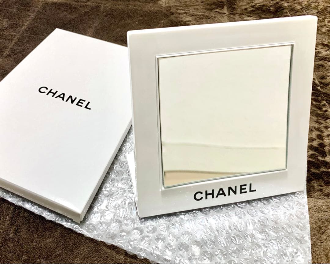 【未使用品】シャネル CHANEL ノベルティ 回転式スタンドミラー