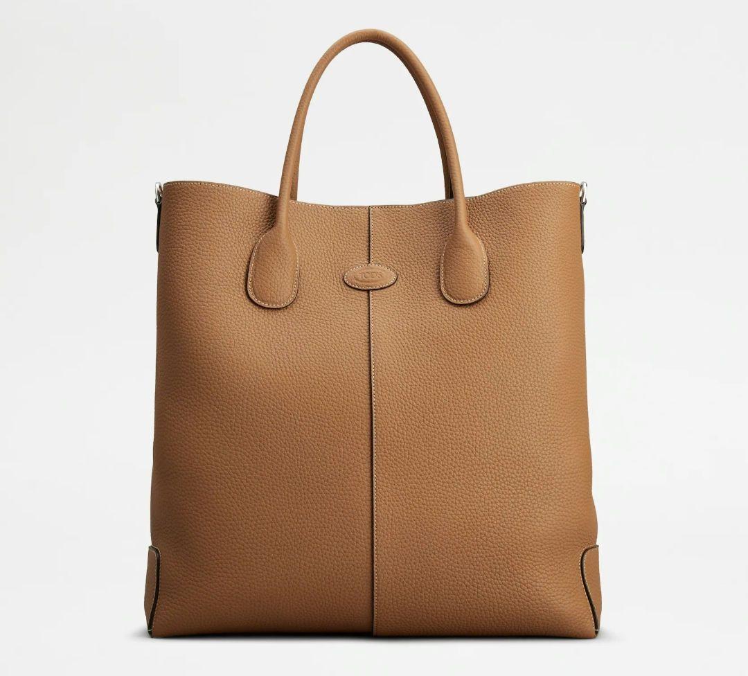 TOD'S　トッズ Di バッグ レザー トート バッグ Man ブラック トッズ Di バッグ レザー トート バッグ ミディアム