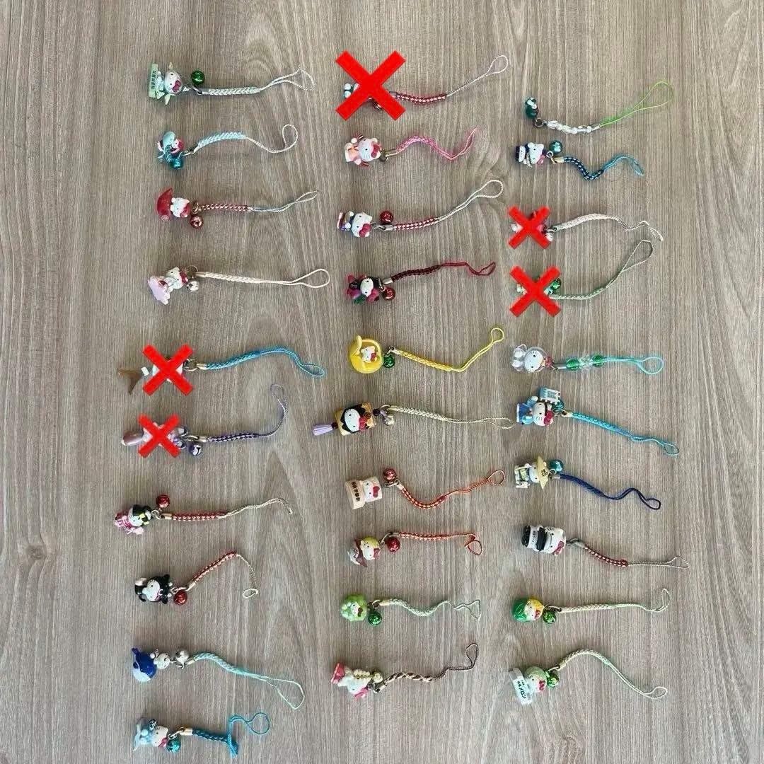 ハローキティ ストラップ　キティ　コレクション 57個　ご当地　まとめ売り