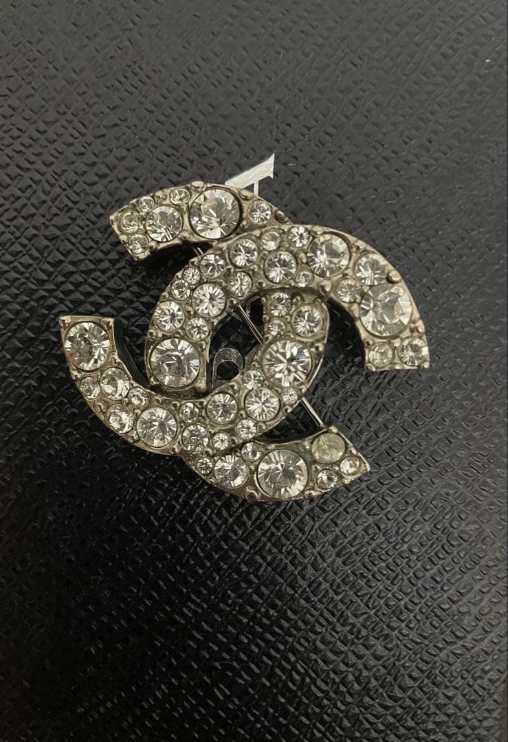 CHANEL ダブルCロゴ ブローチ　正規品