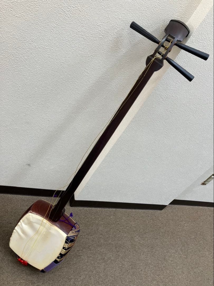 三味線 紅木製 太棹タイプ アンティーク