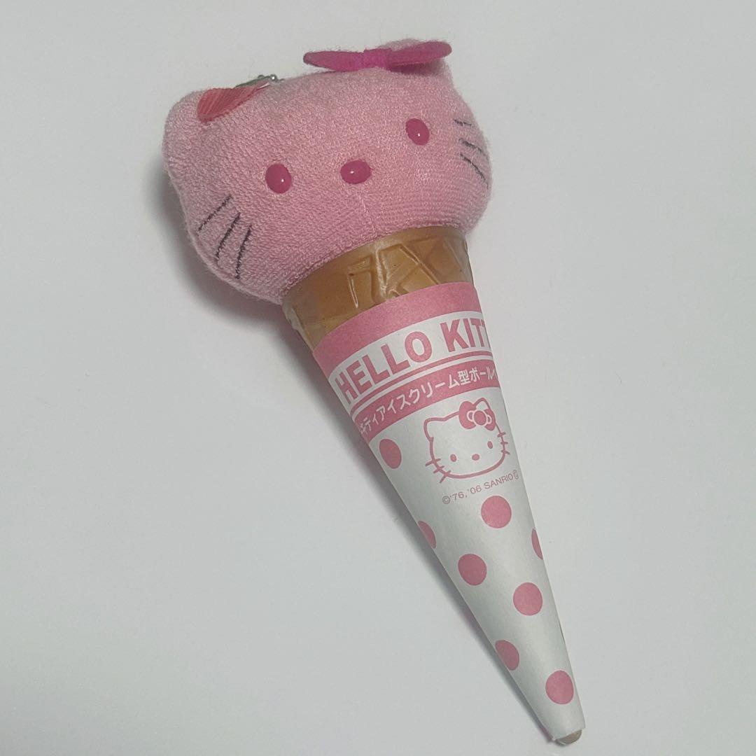 ハローキティ アイスクリーム ボールペン ストロベリー 激レア ピンク