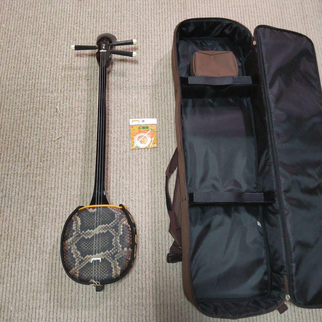 三線 ケース付き 人工蛇柄 三線用ハードケース : 琉球楽器またよし Yahoo!ショップ - 通販