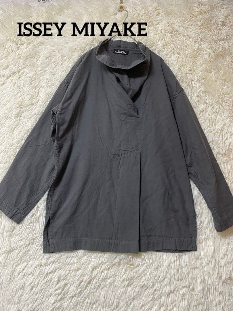 ISSEY MIYAKE イッセイミヤケ カジュアルシャツ　M コットン100%