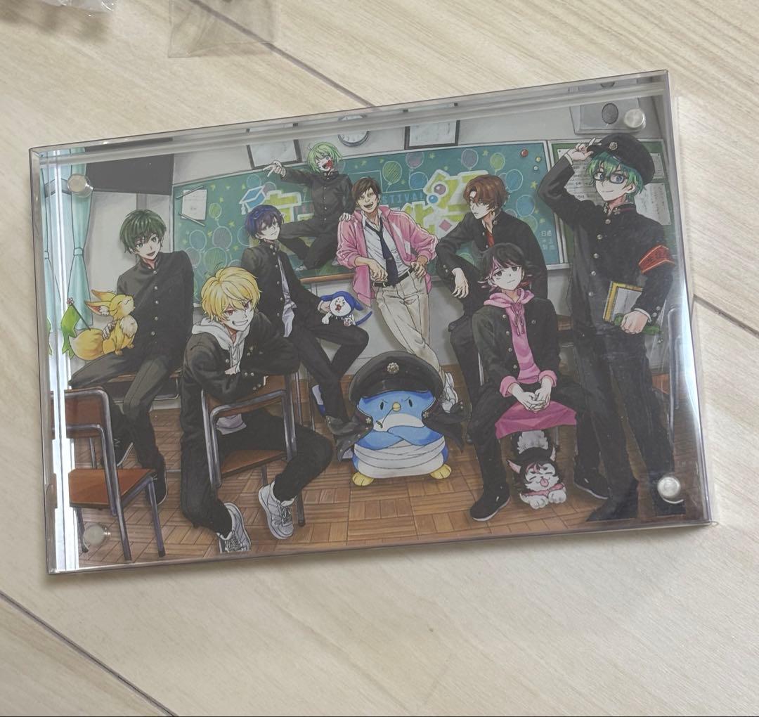 高田村 文化祭 二層アクリルブロック