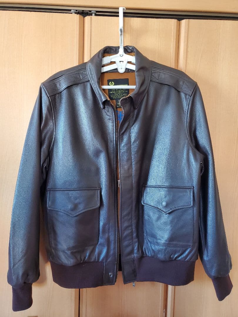 フライトジャケット レザージャケット カウハイド 牛革 タイプA-2 XL