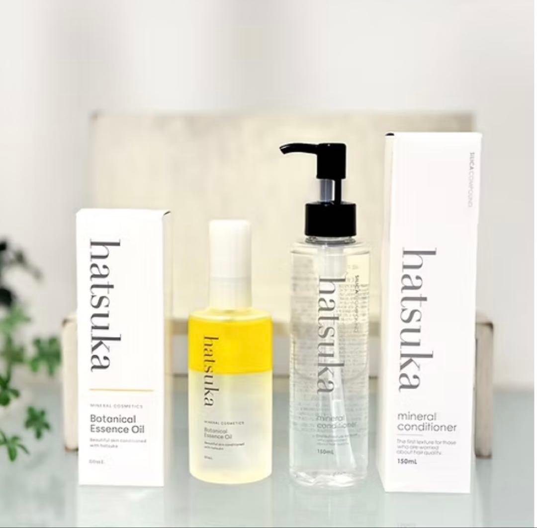 hatsukaハツカ　ミネラルコンディショナー&ボタニカルエッセンスオイルセット hatsuka（4点セット）ヘアケアフルセット | 髪質改善サロンdue