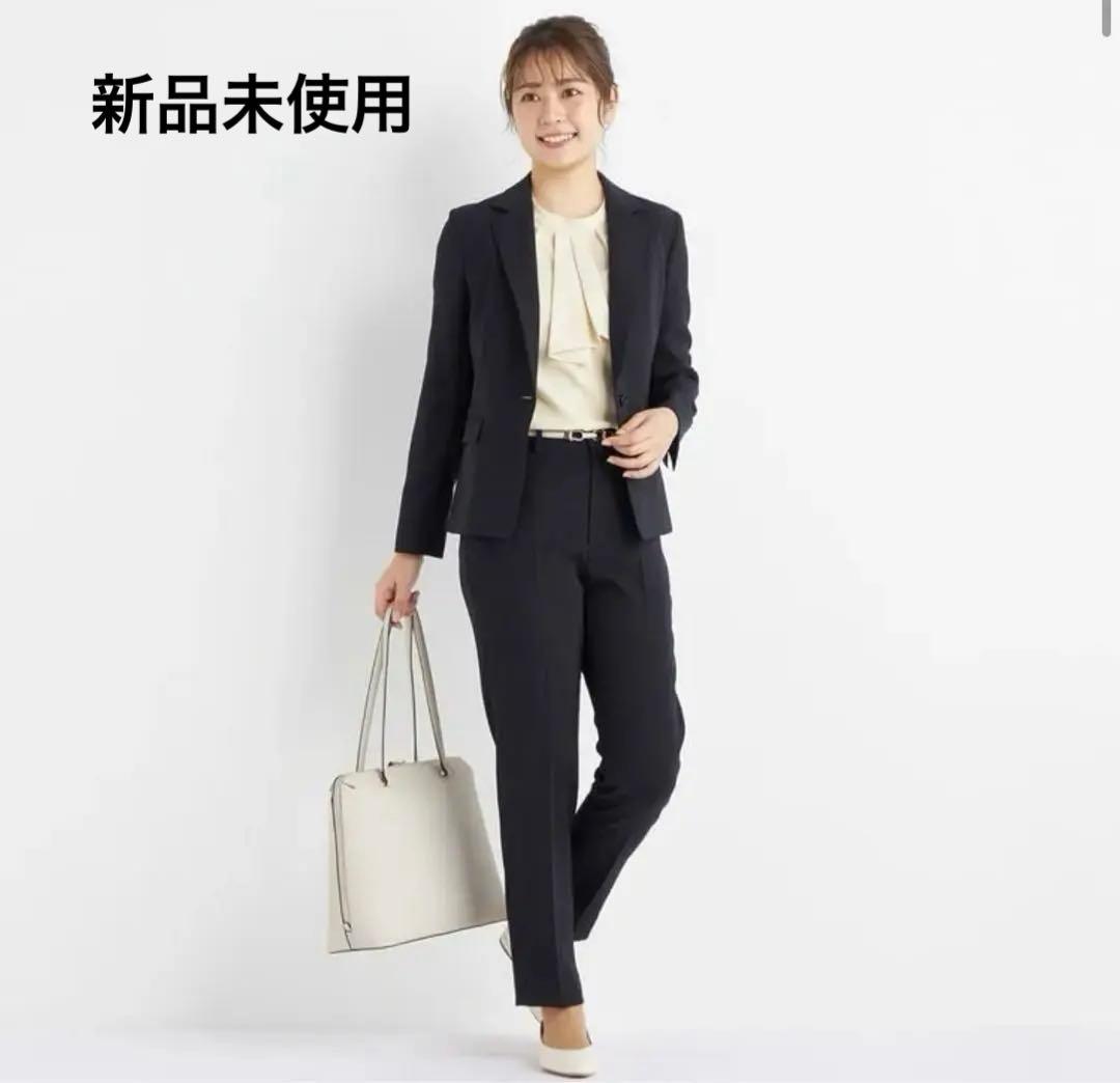 アオキ Oggiコラボ ダブルクロス ノーカラージャケット クロップドパンツ