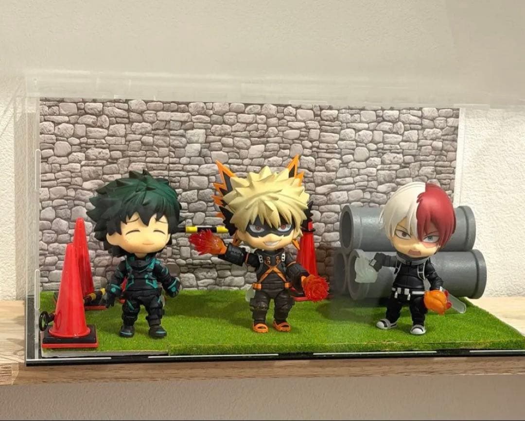 僕のヒーローアカデミア ねんどろいど 緑谷&爆豪&轟 ステルススーツセット