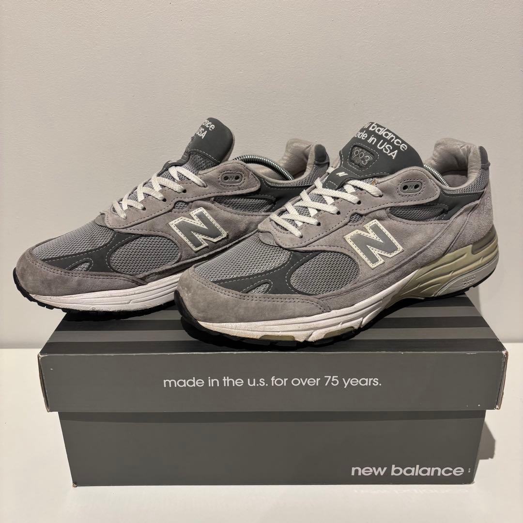 最終価格new balance 993 MADE IN USA グレー US9D