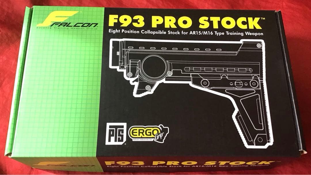 マグプルPTS製 ファルコンエルゴ F93 ProストックPad付属 GBB用