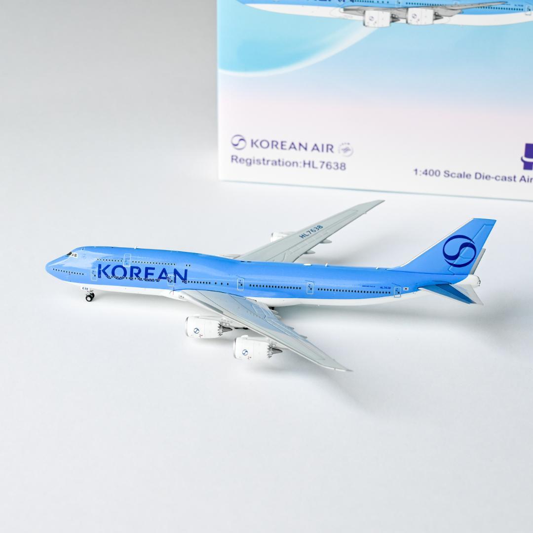 大韓航空 B747-8i 新塗装 HL7638 HX Models 1/400