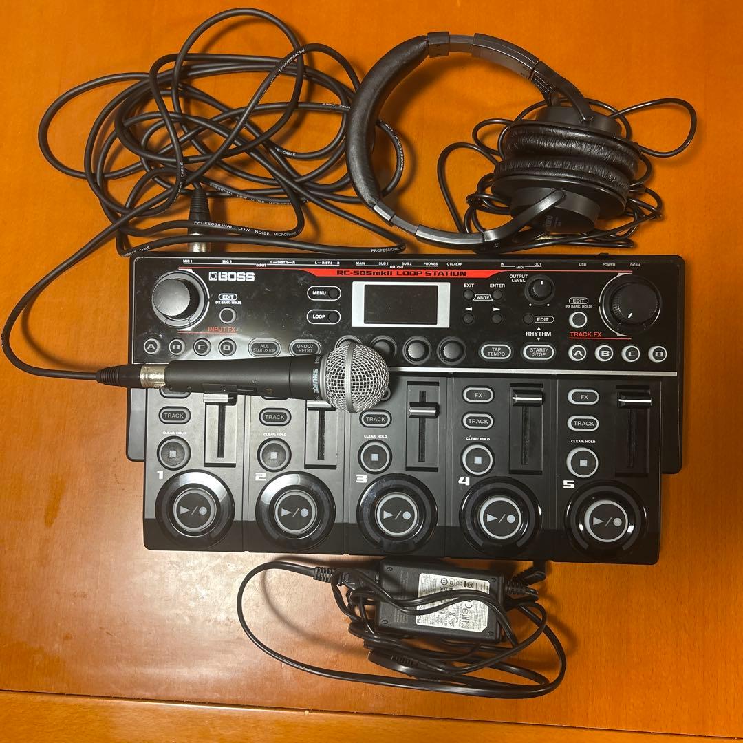 BOSS RC-505 MK2 + マイク・ヘッドフォン